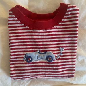 Little English Car Hearts Toddler Tshirt
